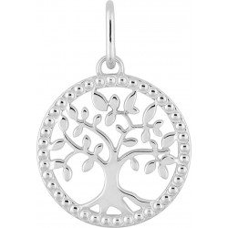 Pendentif or 9 carats blanc...