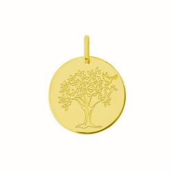 Pendentif or 9 carats Arbre...