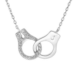 Collier argent RHODIE...