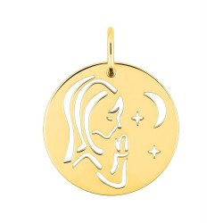 Pendentif or 9 carats jaune...