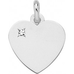 Pendentif argent Coeur...