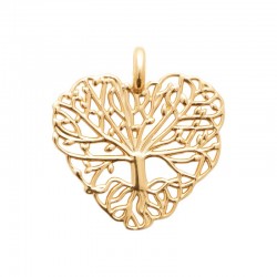 Pendentif plaqué or Arbre...