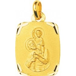 Pendentif or 9 carats jaune...