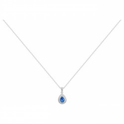 Collier argent 1SPINELLE...