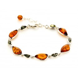 Bracelet argent AMBRE...