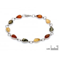 Bracelet argent AMBRE...