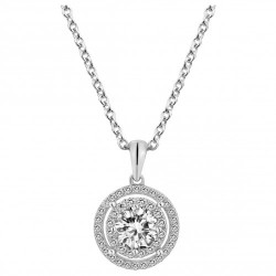 Collier argent SOLITAIRE...