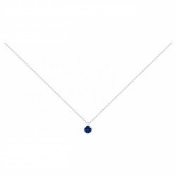 Collier argent 1 SPINELLE...