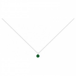 Collier argent 1 PIERRE...