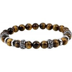 Bracelet acier oeil de tigre