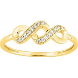 Bague or 9 carats jaune...