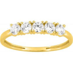 Bague or 9 carats jaune...