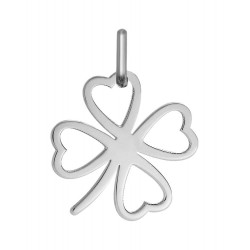 Pendentif argent trèfle