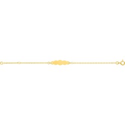 Bracelet or 9 carats jaune...