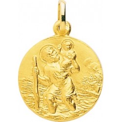 Pendentif or 9 carats jaune...
