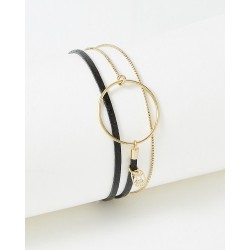 Bracelet acier NOLAH NOIR...