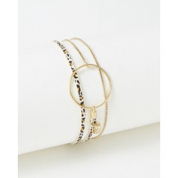 Bracelet acier NOLAH WHITE...
