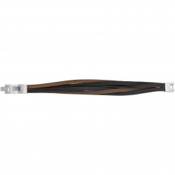 Bracelet acier CUIR...