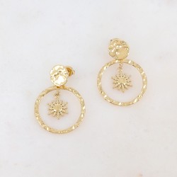 Boucles d'oreilles acier...