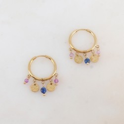 Boucles d'oreilles acier...