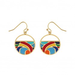 Boucles d'oreilles acier...