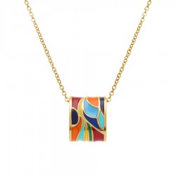 Collier acier DORÉ JAUNE...