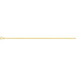 Chaine plaqué or maille forçat