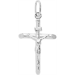 Pendentif argent Croix Christ