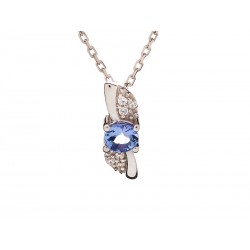 Pendentif argent Tanzanite