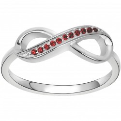 Bague argent infini pierres...