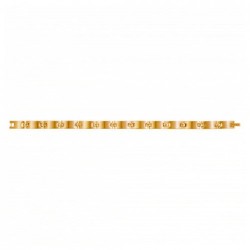 Bracelet acier doré 20CM