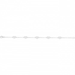 Bracelet argent ET 5 OZ 17+3CM