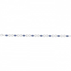 Bracelet argent 78 OZ BLANC...