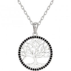 Collier argent ET 46 OZ...