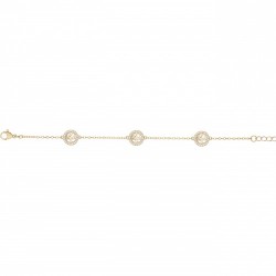 Bracelet plaqué or ET 66 OZ...