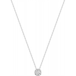 Collier or 9 carats blanc 1...