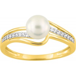 Bague or 9 carats Bicolore...