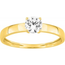 Bague or 9 carats jaune...