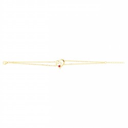 Bracelet plaqué or OZ ROUGE...