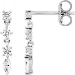 Boucles d'oreilles argent...