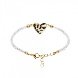 Bracelet acier DORÉ JAUNE...