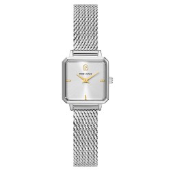 Montre LEONOR argenté milanais