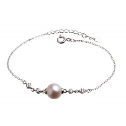 Bracelet argent 1 Perle de...