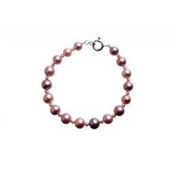 Bracelet argent Perles de...