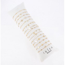 Bracelet acier DORE
