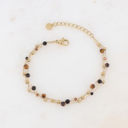 Bracelet acier DORE ET...