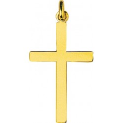 Pendentif or 750 jaune Croix