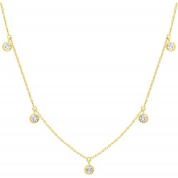 Collier or 9 carats jaune...