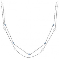 Collier argent 5 SPINELLE...