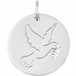 Pendentif or COLOMBE GRIS 18